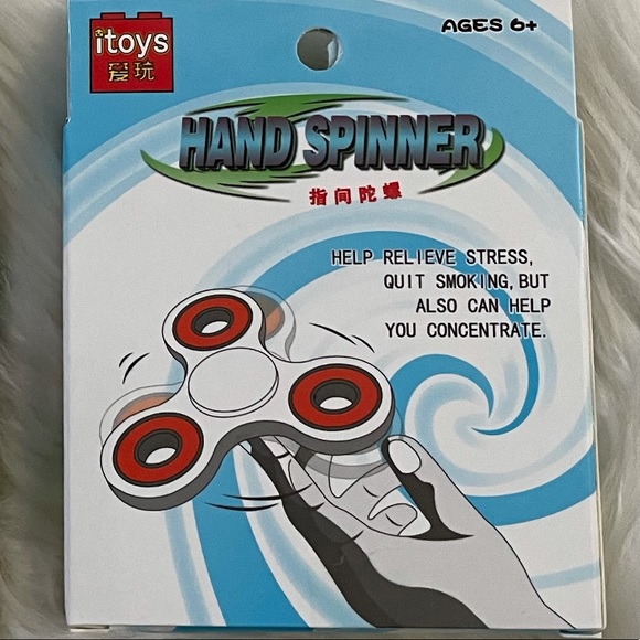 3 Items - 2 Hand Spinner, 1 Pop Sensory Bracelet - Picture 8 of 12